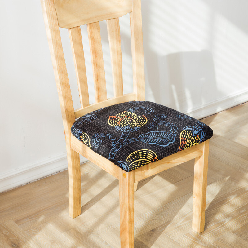 4/6pcs Waterproof Dining Chair Covers Stretch Seat Cushion Protector Home Decor