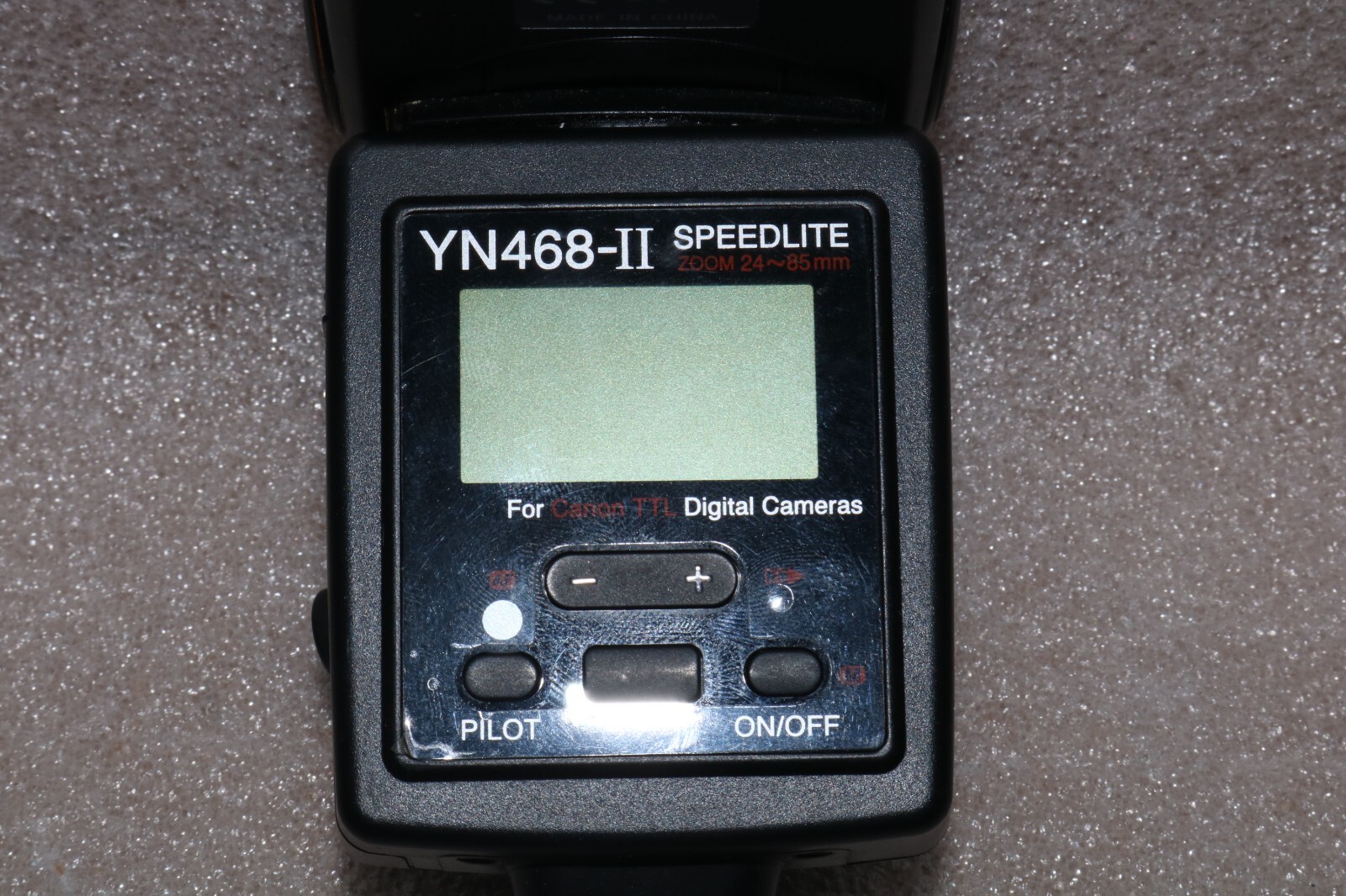 YN468-II Digital Flash for Canon TTL Digital Camera, Pre-Owned .