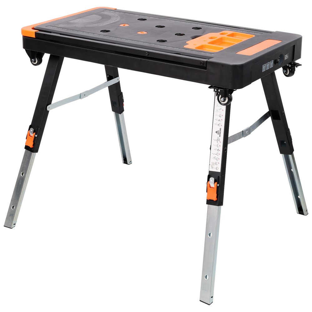 8-in-1 Multifunctional Folding Work Table wUS Standard Socket,Portable Workbench