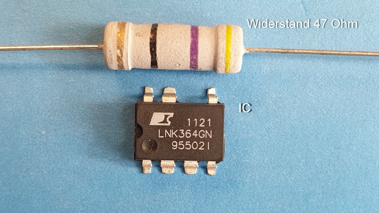 LNK364GN Plus Resistor 47 Ohm Resistor 3 Watts, for AEG, Whirlpool...