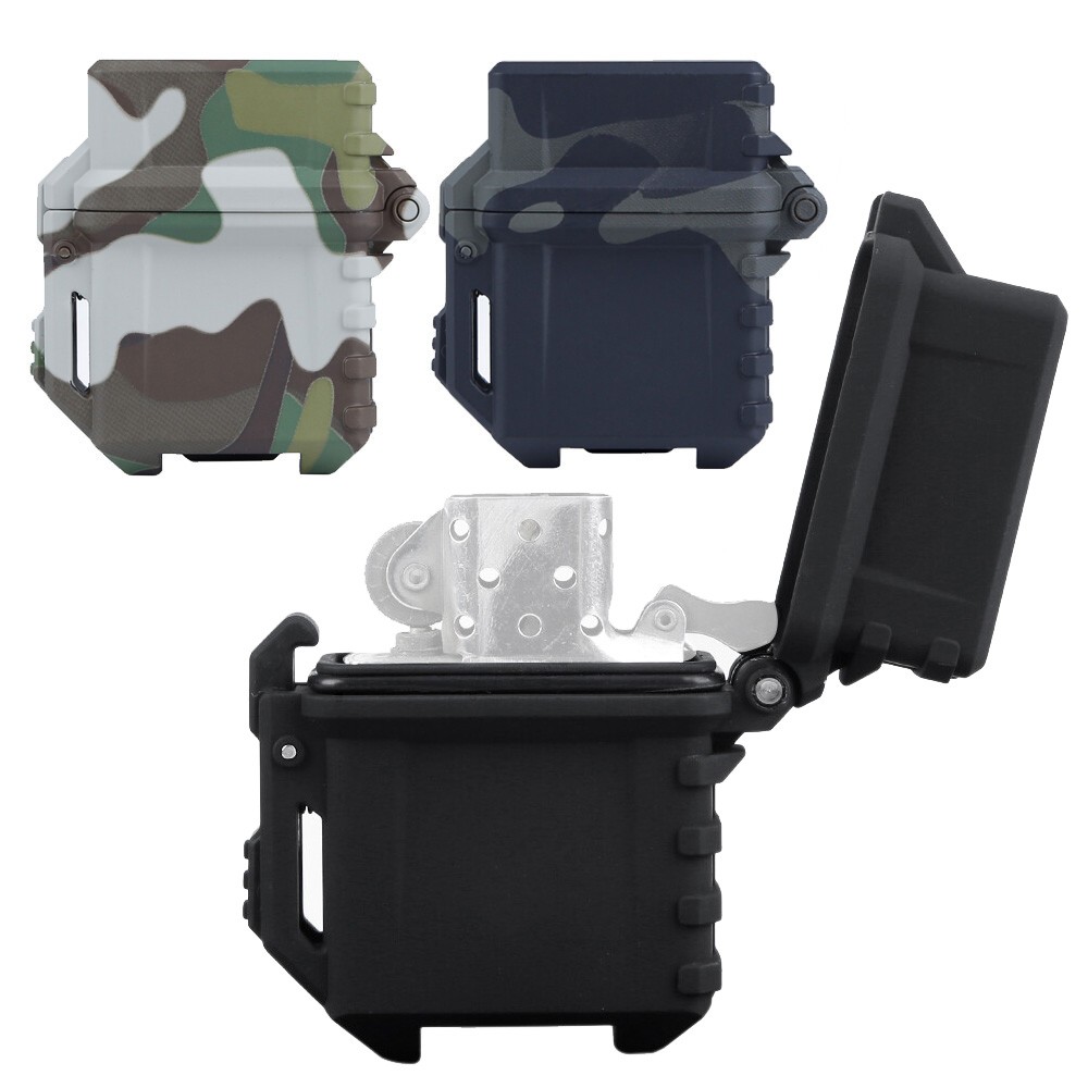 Tactical Lighter Shell Storage Insert Case One-hand Operated EDC Standard Box