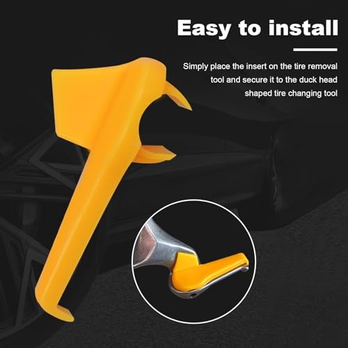 6 Sets Car Tire Changer Plastic Insert, Wheel Rim Edge Protector Tool for
