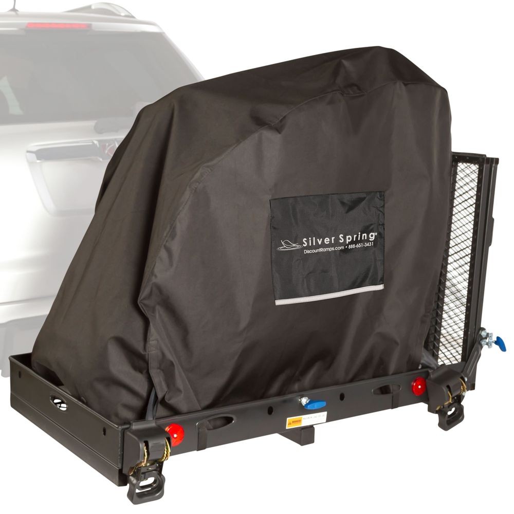 Silver Spring Power Scooter Carrier 500 lb Essential Travel +Cover SC500-EK-WC