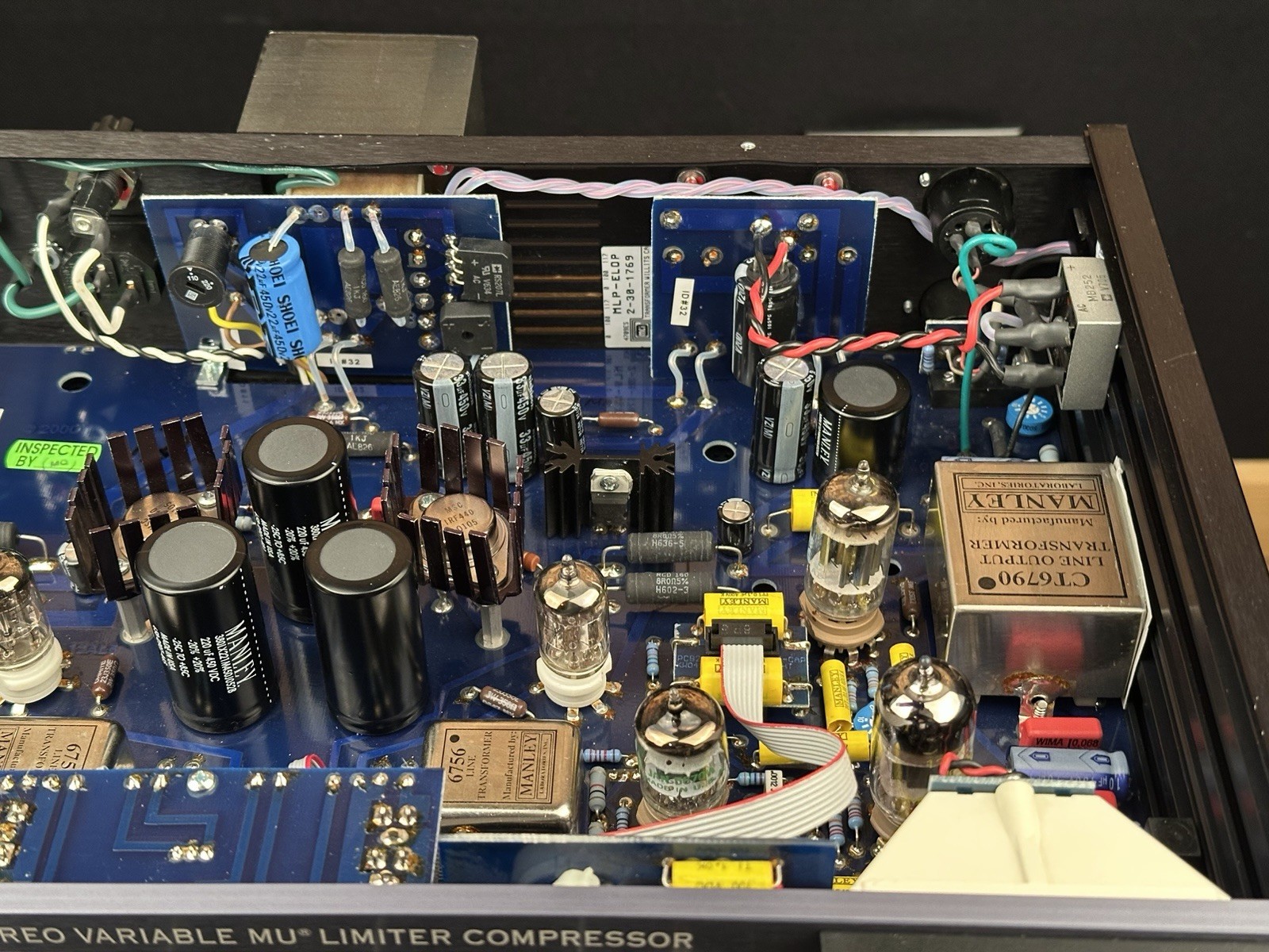 Manley Labs Variable MU Stereo Tube Compressor Limiter. HP Filter SC. Vari Mu