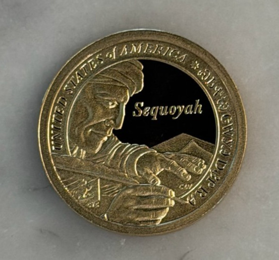 2017-S Sacagawea Sequoyah Proof Dollar