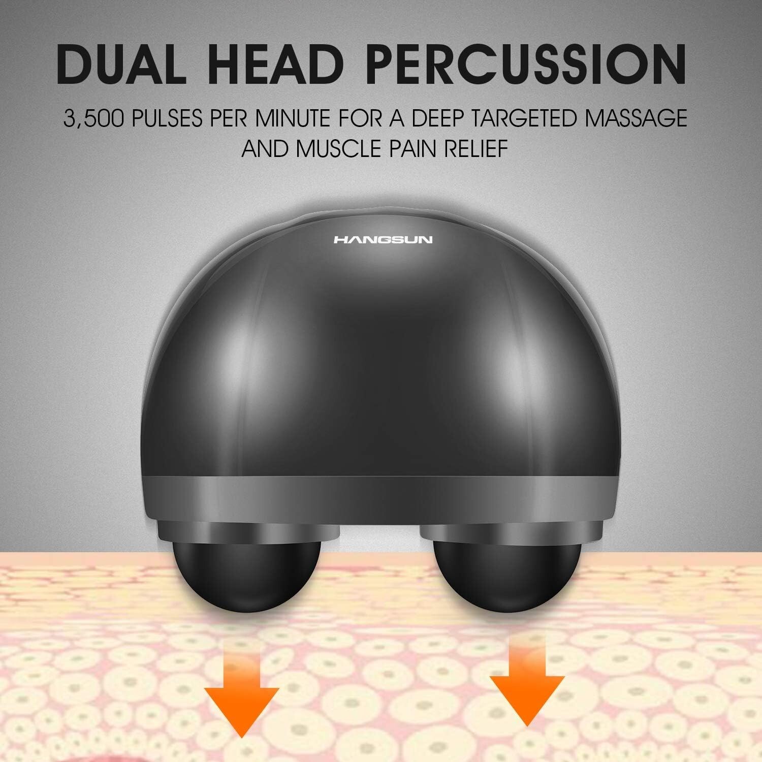 Handheld Neck Back Massager for Pain Relief Deep Tissue