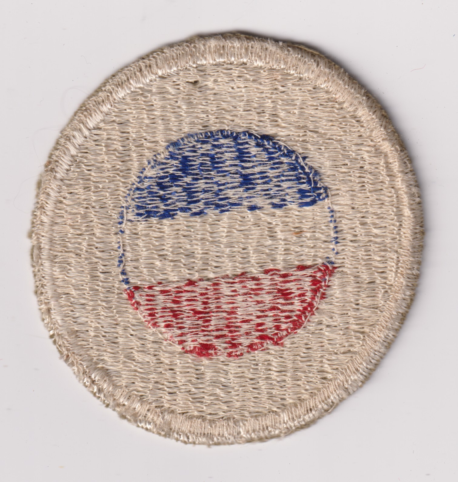 Ground HQ Reserve patch US Army real WWII make white border