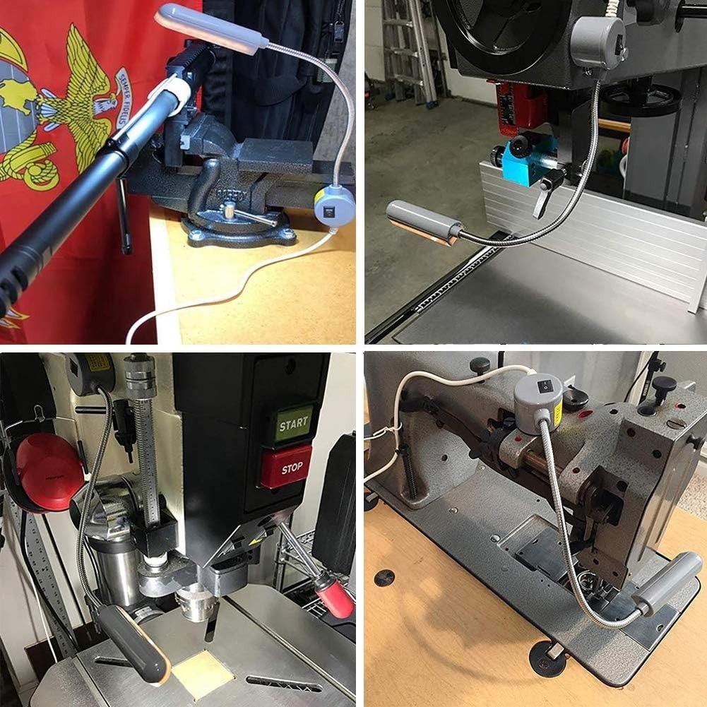 6 Watt Flexible LED Sewing Machine Light with Touch Control & Magnetic Mount