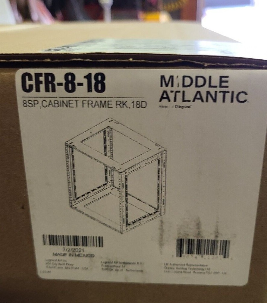 Middle Atlantic CFR Cabinet Frame Rack CFR-8-18