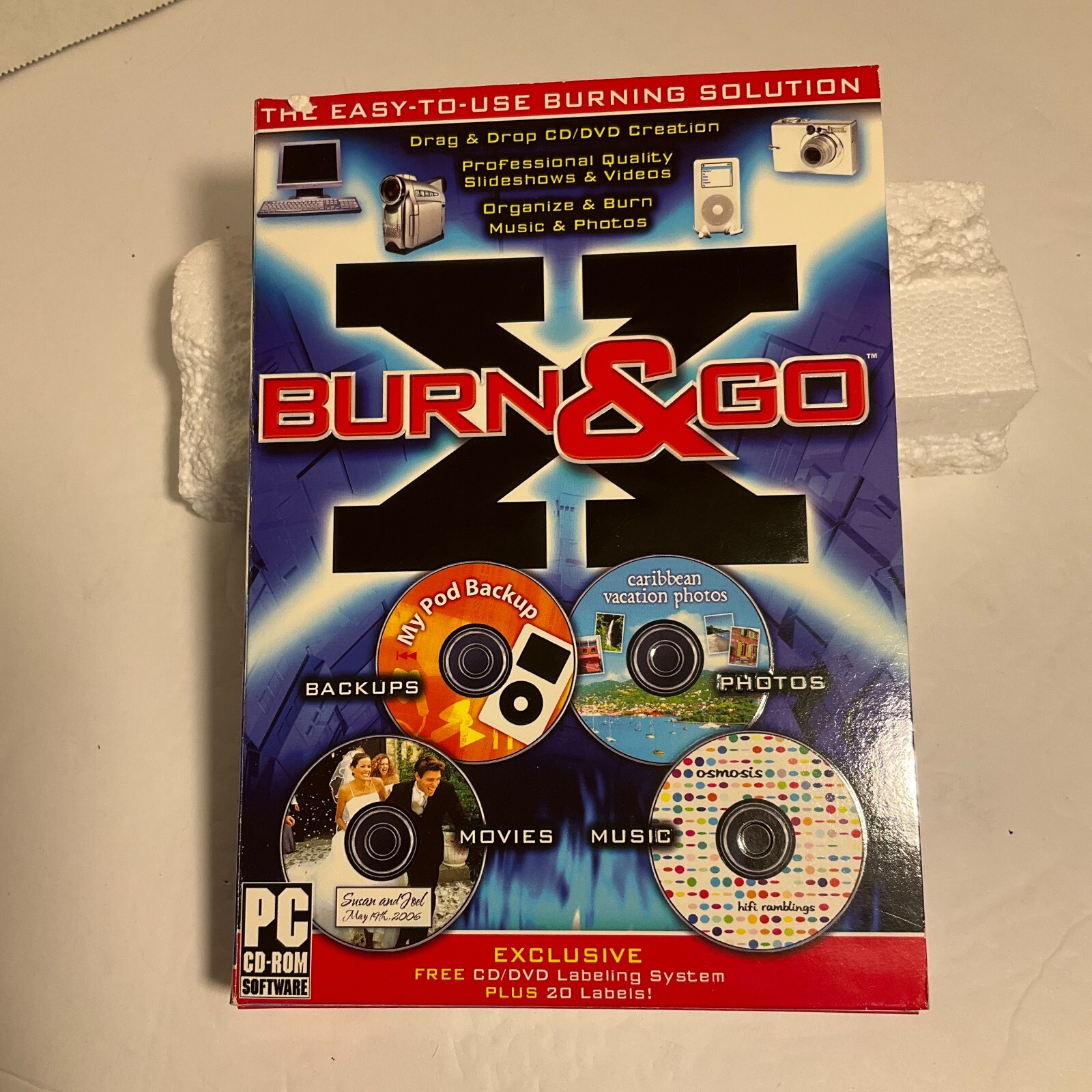 Burn N Go Software - preowned - original box