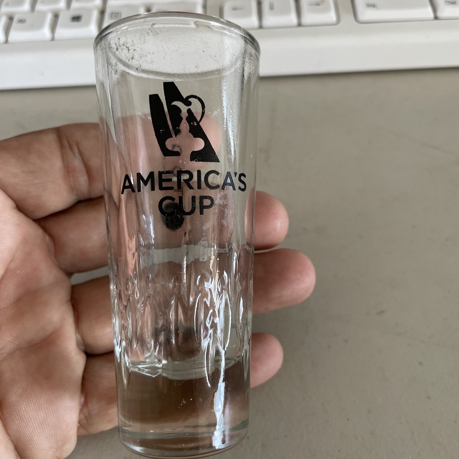 AMERICA'S CUP SHOT GLASS - NEW