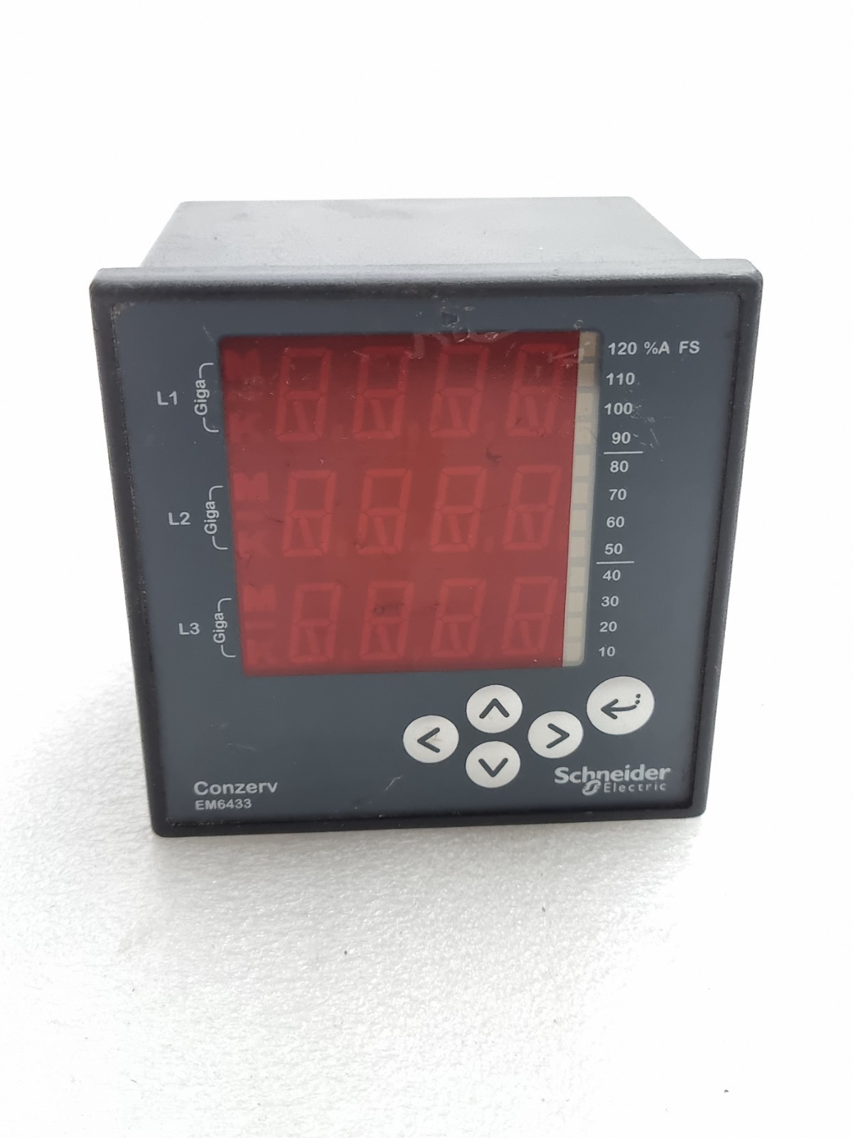 Used Working Schneider Electric Conzerv EM6433 Energy Meter EM6433 Free Ship