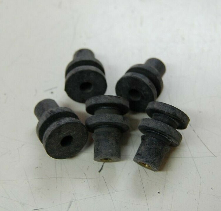 LOT OF 5 OEM Genuine Club Car Windshield Grommet Precedent Part 102947601 NEW