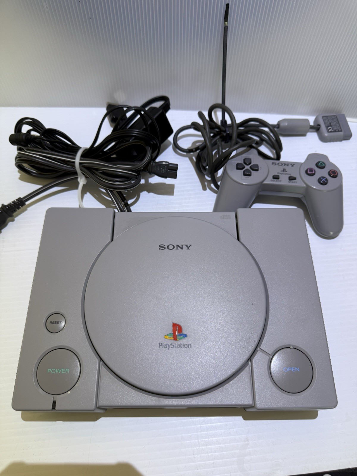 Sony PlayStation 1 Gray Console+controller  Tested Working System SCPH-7501
