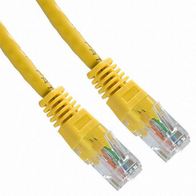 3 Pack Lot - 15ft CAT5e Ethernet Network LAN Router Patch Cable Cord Wire Yellow