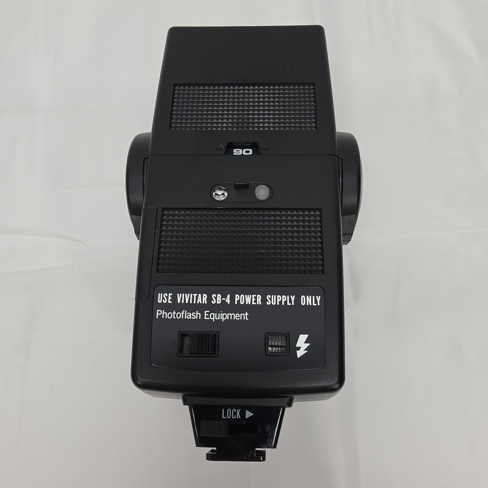 Vtg VIVITAR 283 Electronic Flash Auto Thyristor W/Box/Instruction Book Untested
