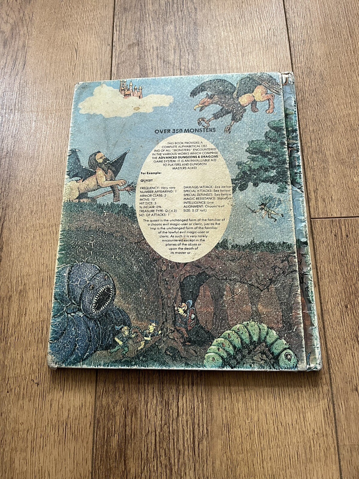Advanced Dungeons & Dragons Monster Manual Hardback TSR 1978