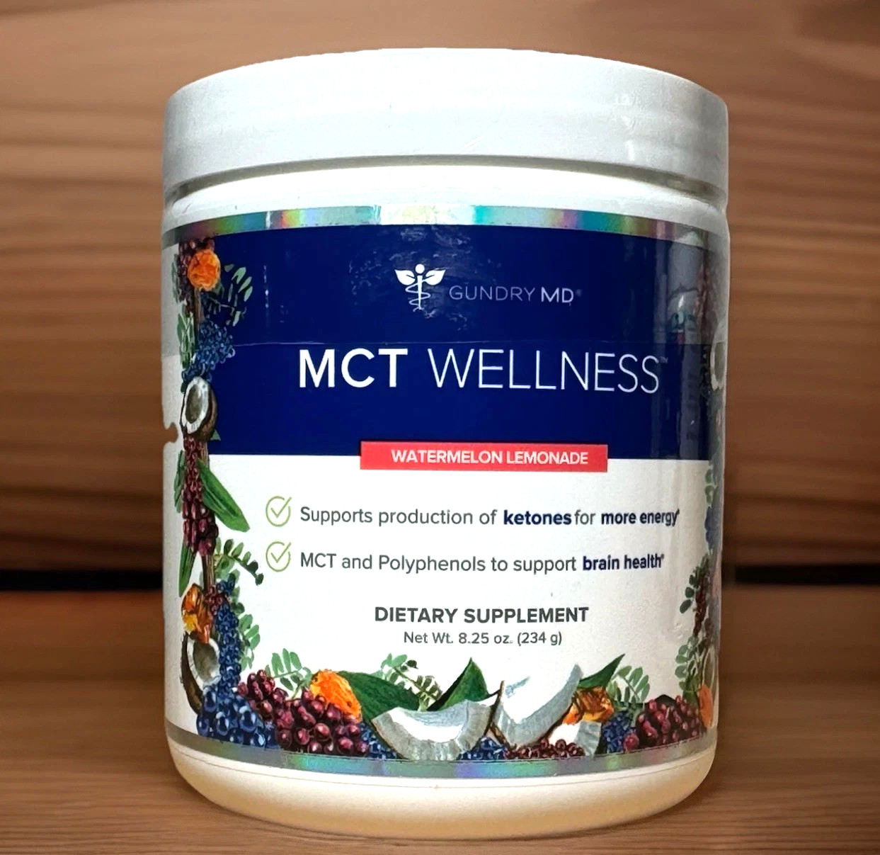 Gundry MD MCT Wellness - Watermelon Lemonade 8.25 oz - Dietary Supplement