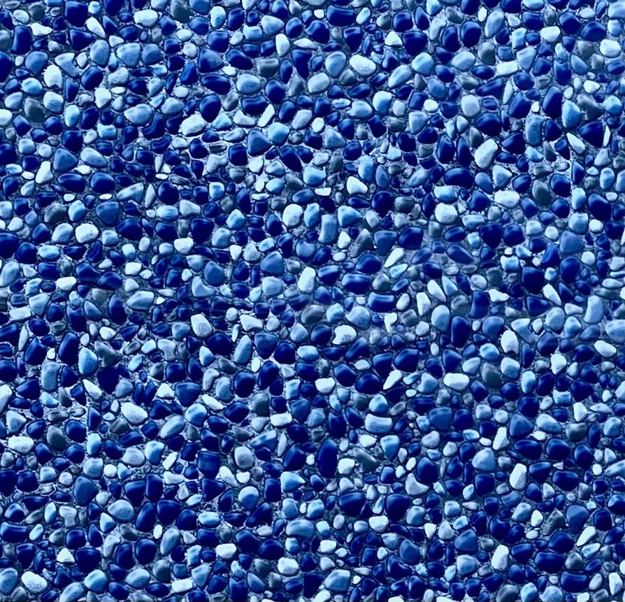 Multi Pebble  24" x 24" Swimming Pool Vinyl Liner Repair Patching Material Only