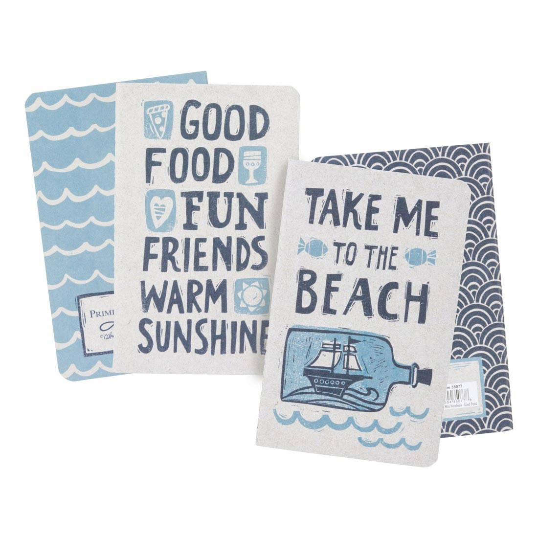 Take Me To The Beach - Small Notebooks - Set of 2 - 3.5" x 5.5" - 35077