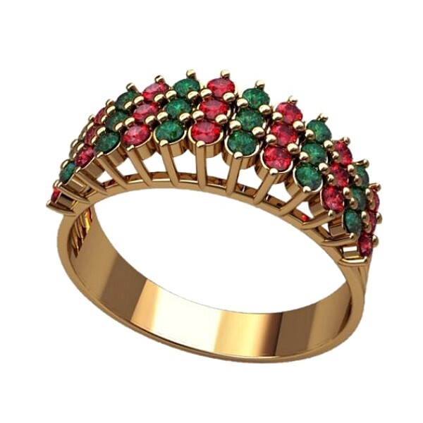 2 pcs Ladies Ring Wax patterns for lost wax casting Gold or Silver Jewelry_20834