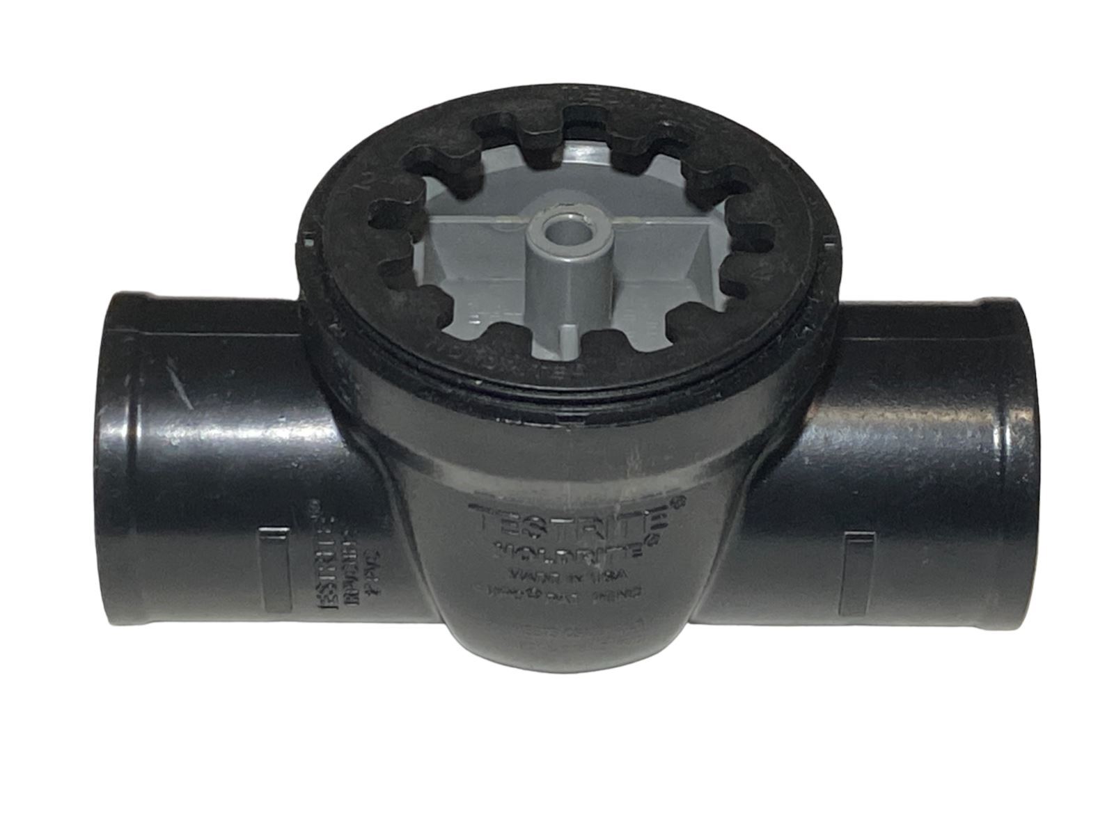 TESTRITE HOLDRITE TRPVCNH2 2" PVC  No-Hub DWV Test/Cleanout Tee - MADE IN USA