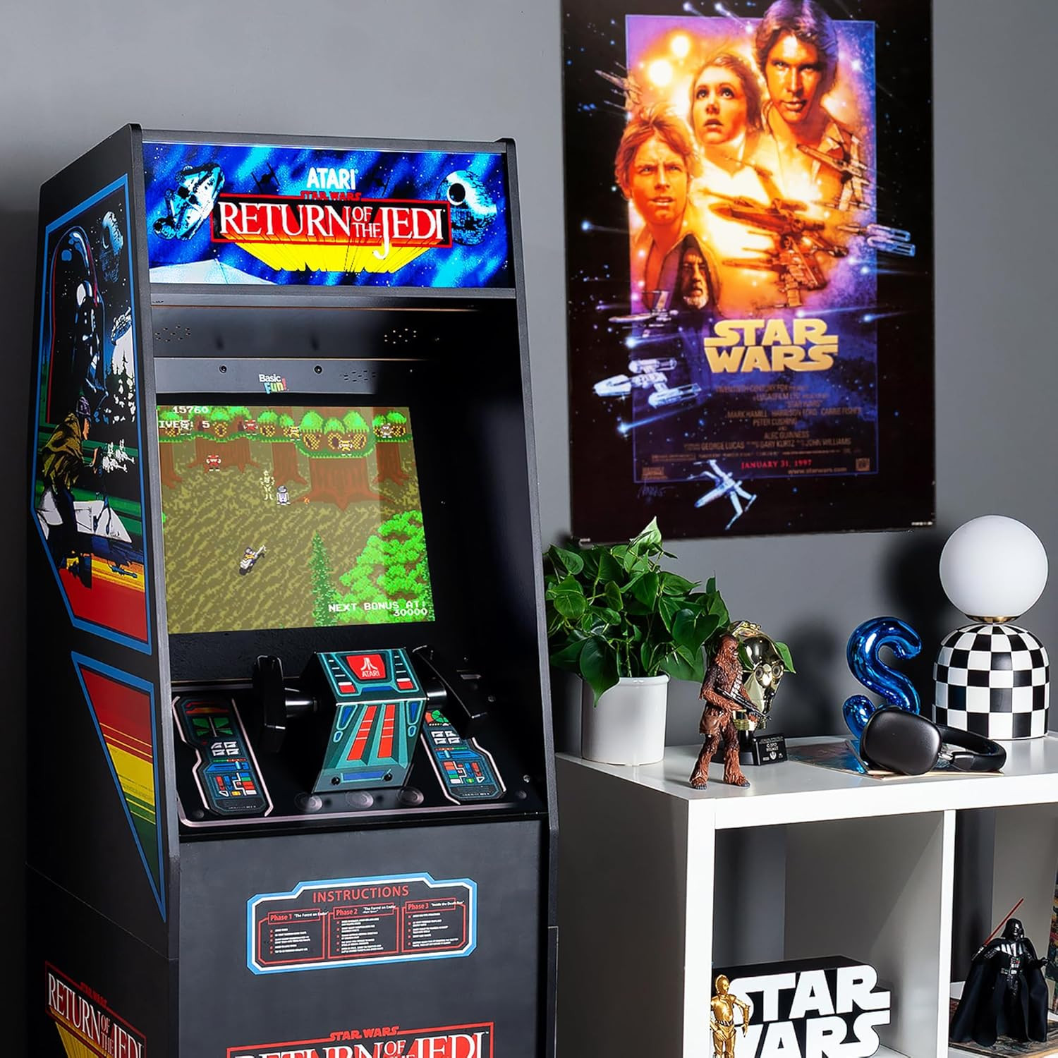 Arcade Classics Atari Star Wars Ultra Series Free Standing Electronic Game W/ 17