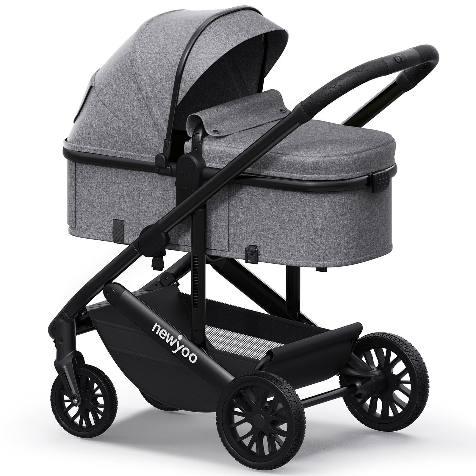 Infant Stroller with Bassinet Mode, Nestro 516M, Convertible Infant Strollers...
