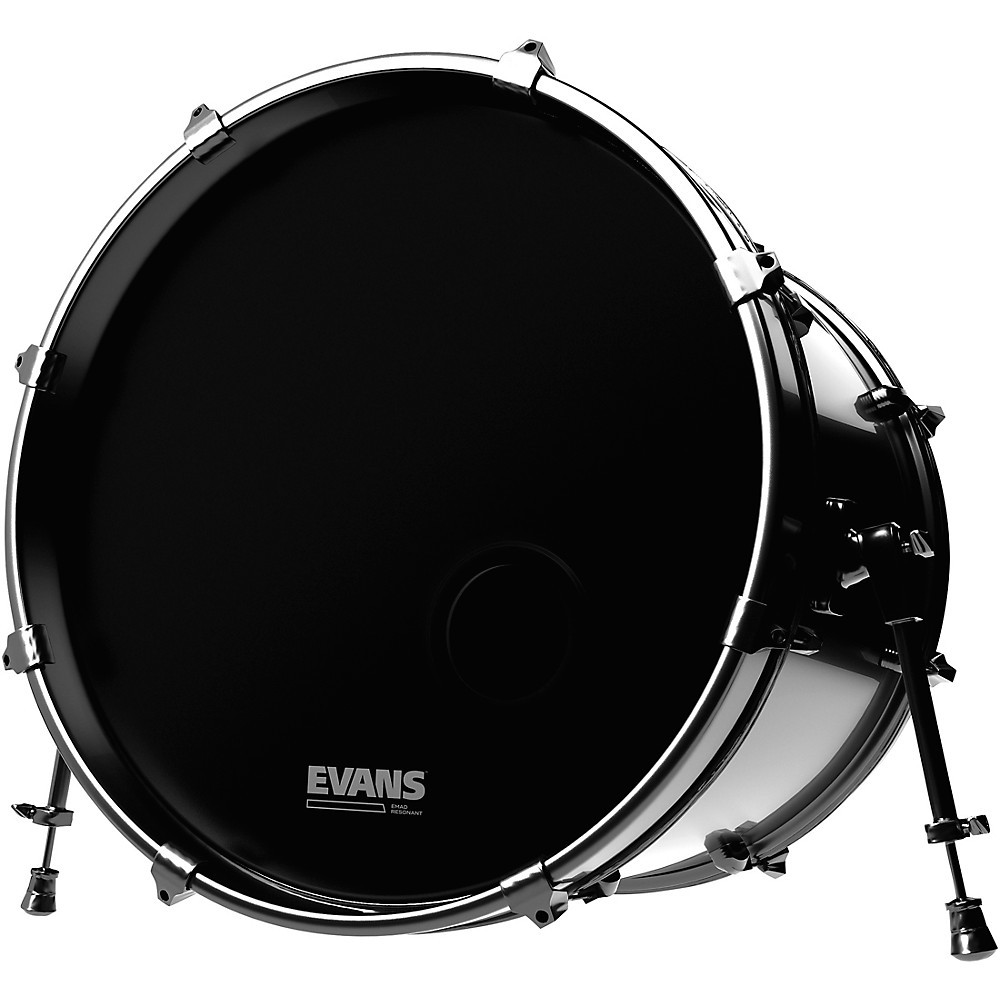 Evans EMAD Resonant Bass Drum Head Black 20 in.