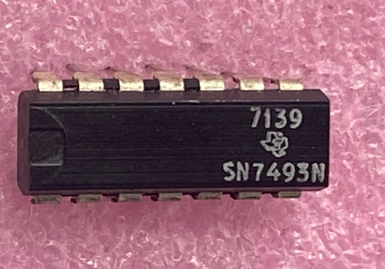 Texas Instruments SN7493N 4-bit binary counters Integrated Circuit