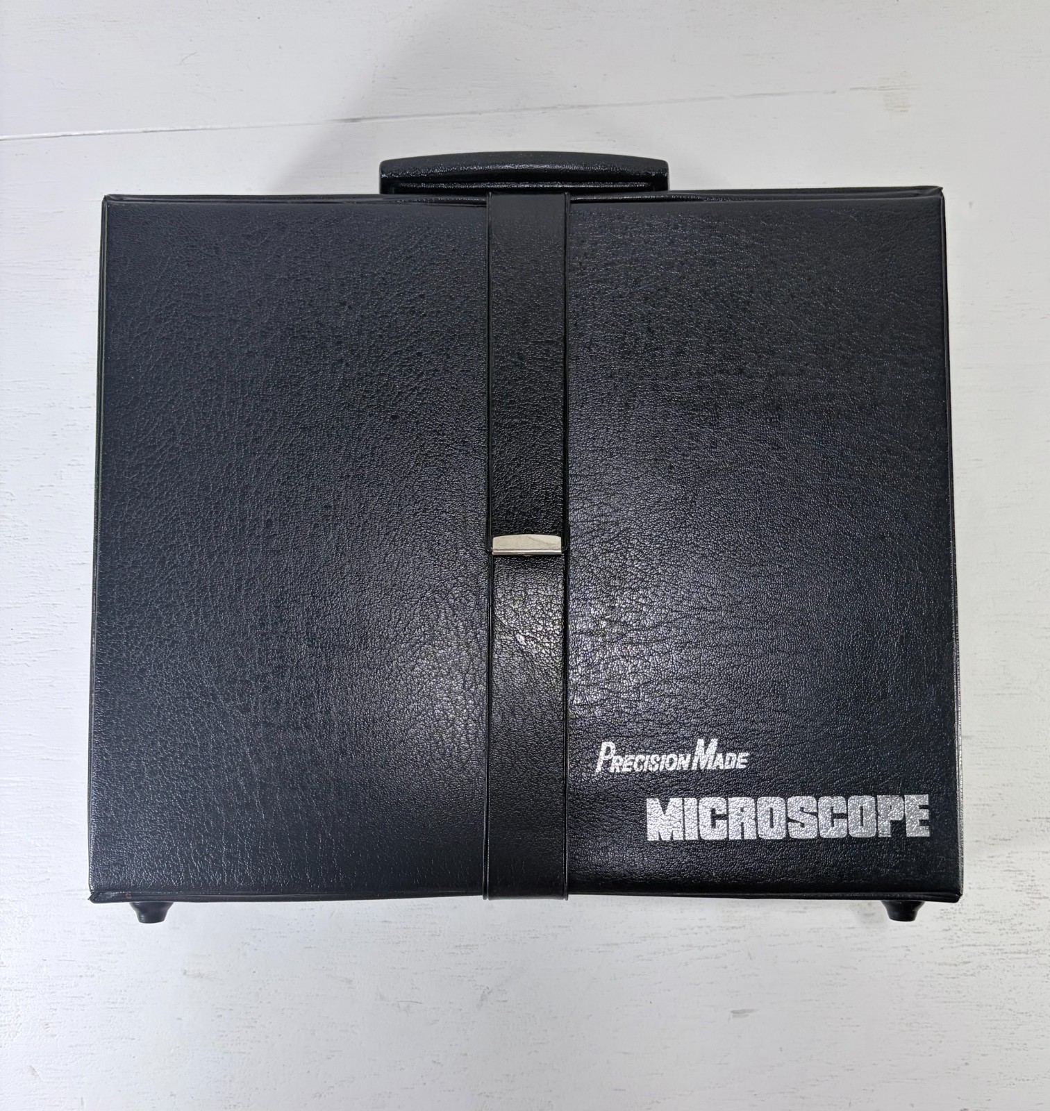 Vintage Precision Made Student Microscope Kit Complete Magnifies 150/450/750x