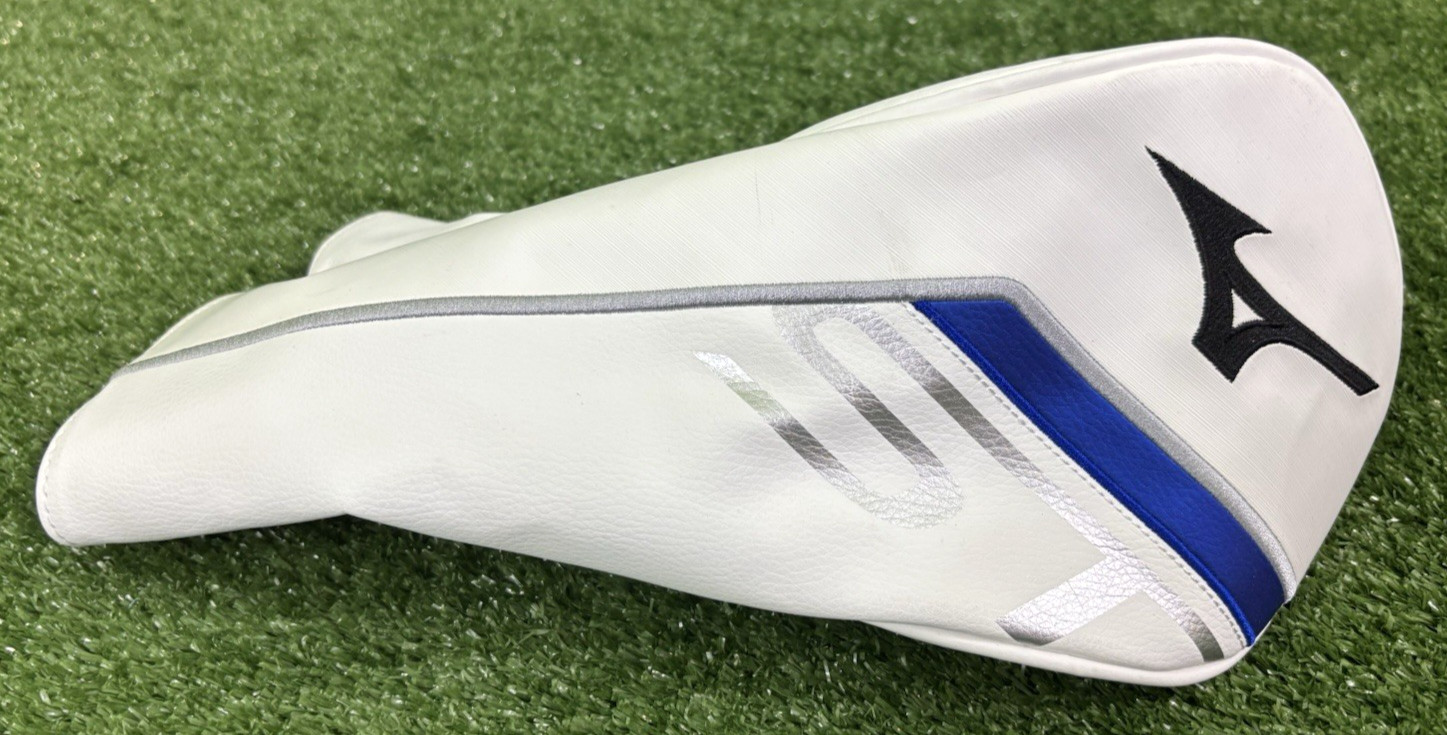 Mizuno ST Driver Headcover USED Golf Accessory White Blue Silver Black