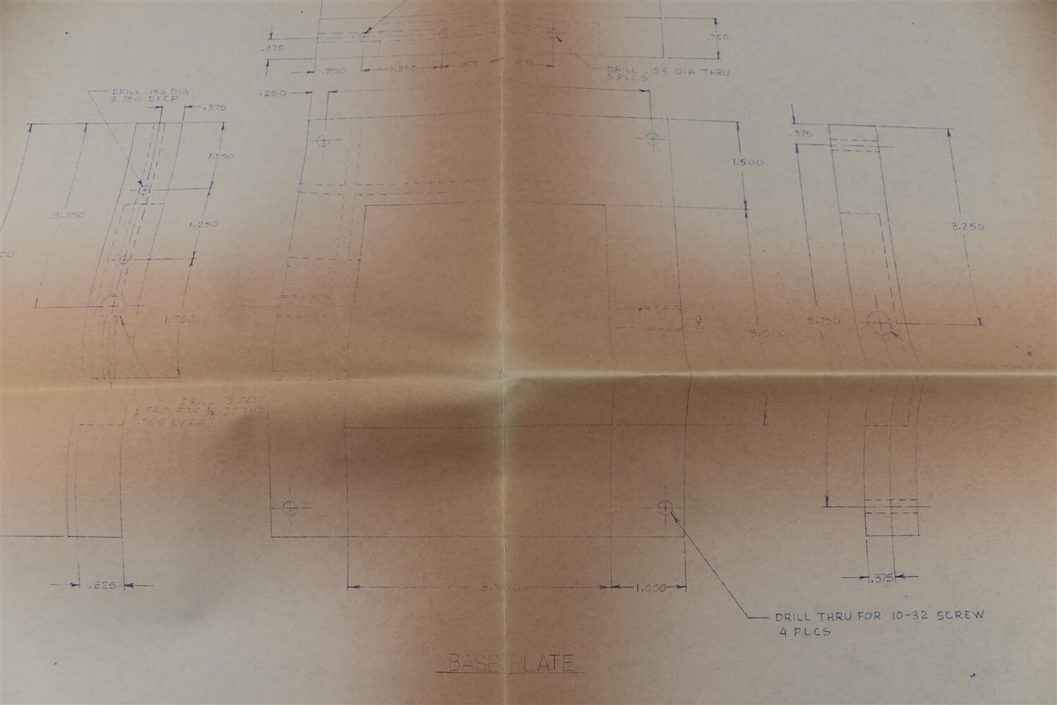 Teledyne Microelectronics Universal Vacuum Chuck 1982 Blueprint