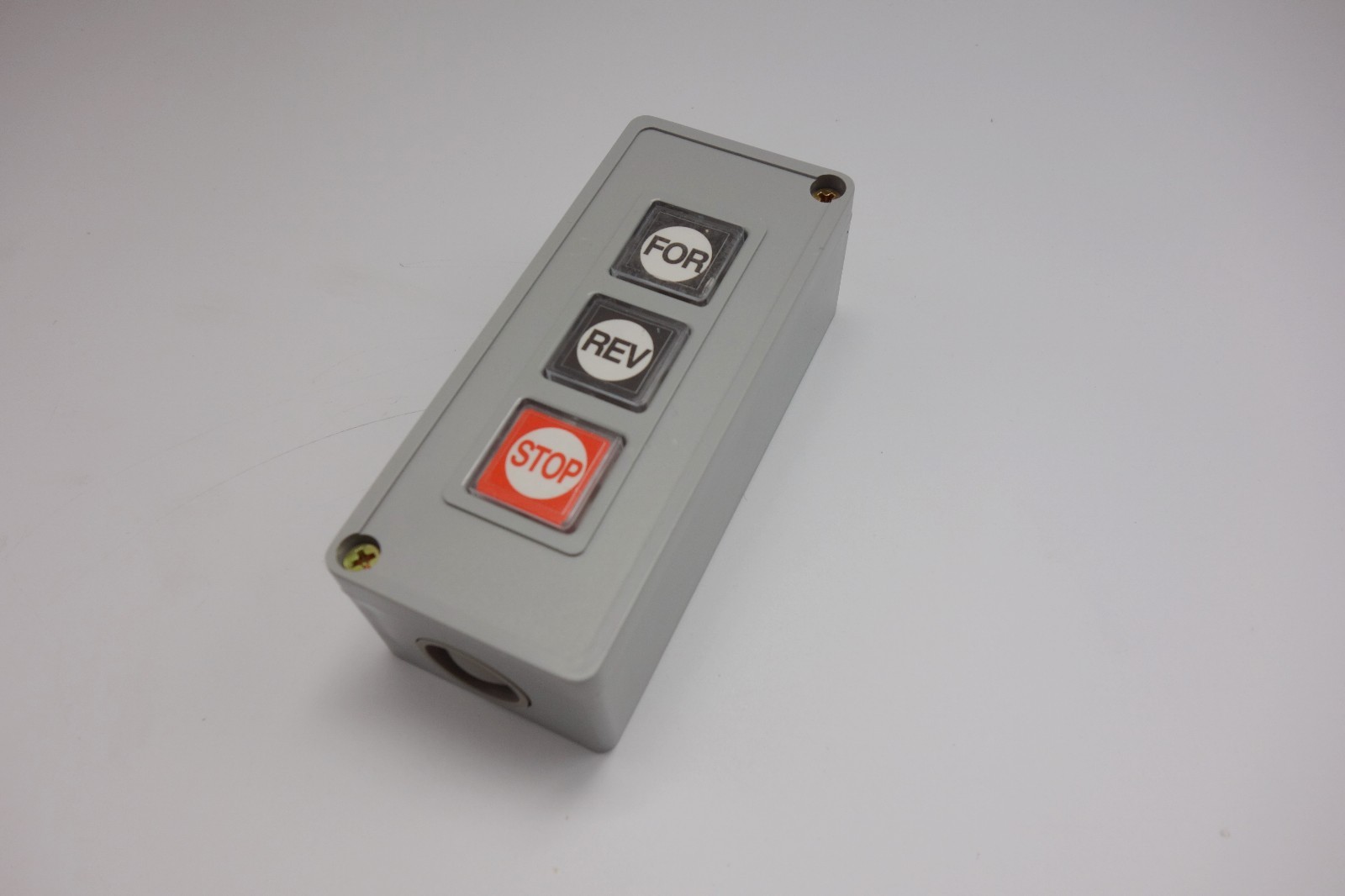 1PC PB-3 10A FORWARD/REVERSE/STOP POWER PUSH BUTTON SWITCH BOX