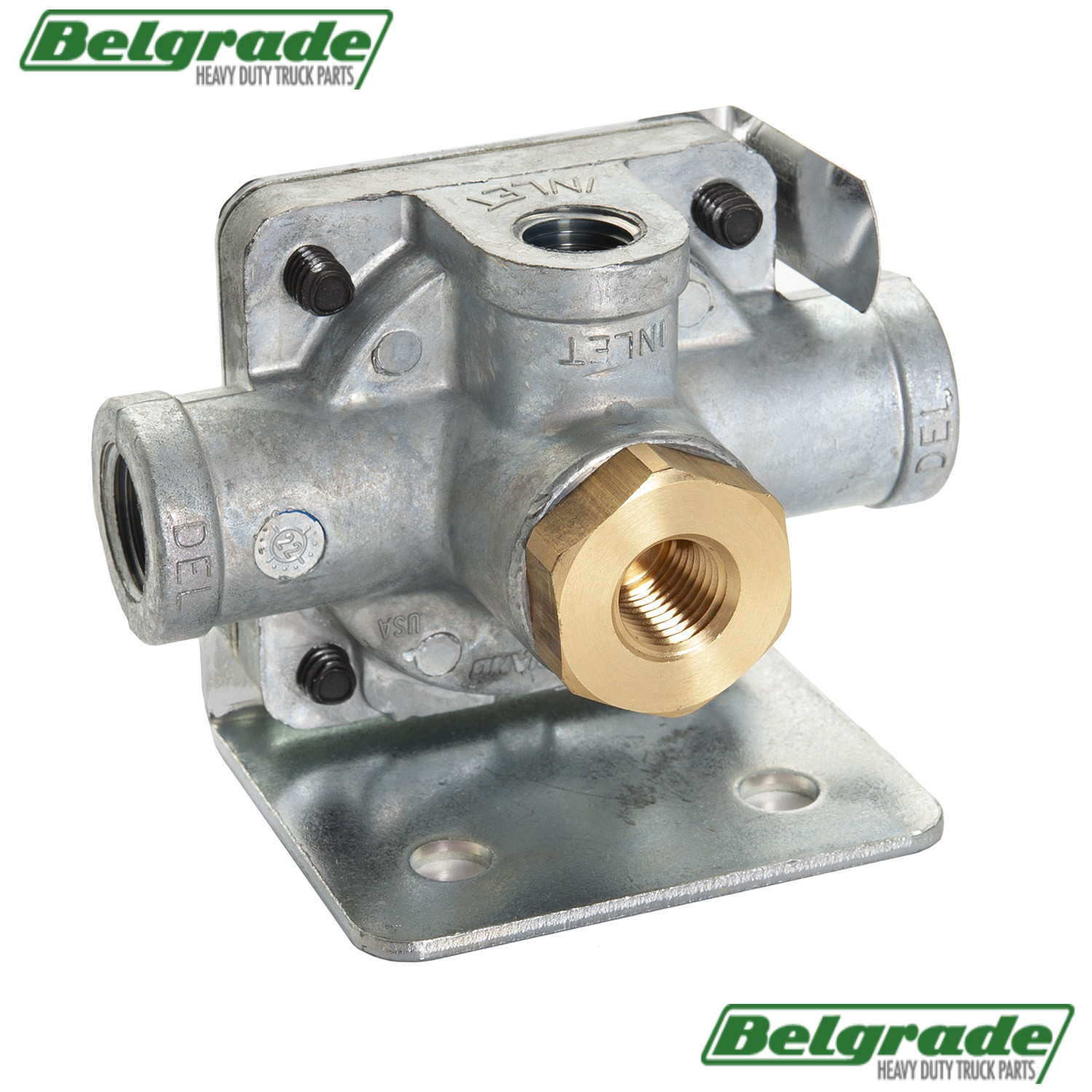 Haldex 1/4" Control Port Two-Way Check Quick Release Valve Replaces: KN32041