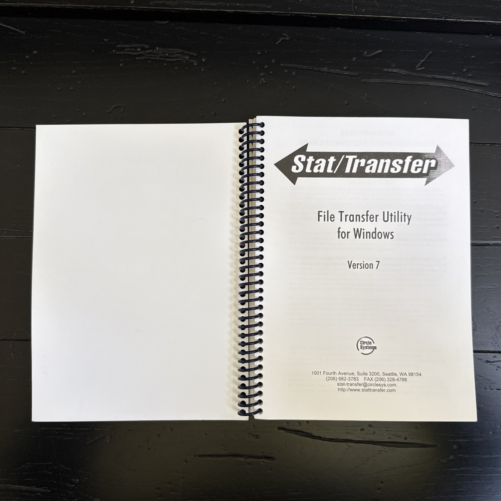 Stat/Transfer File Transfer Version 7 Reference Manual Circle Systems 2003