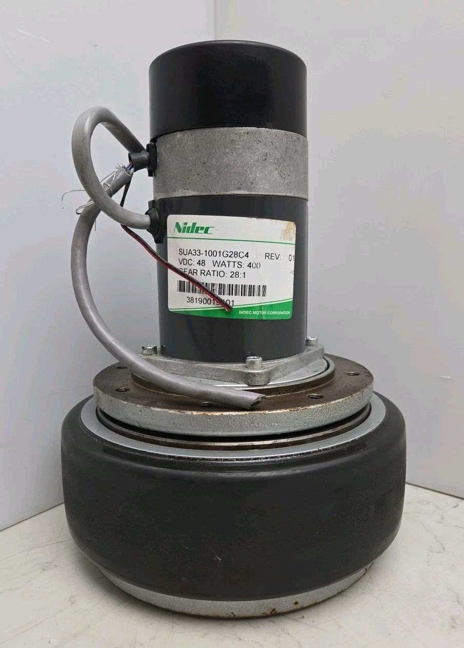 Nidec SUA33-1001G28C4 Drive 28:1 Ratio 48Vdc 400 Watts Rev 01 Used See Pictures