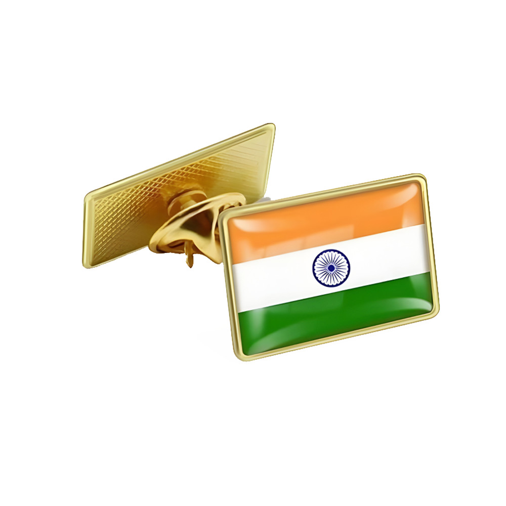 India Pin Flag Bunting Pin India Lapel Badge Banner Asia Asia
