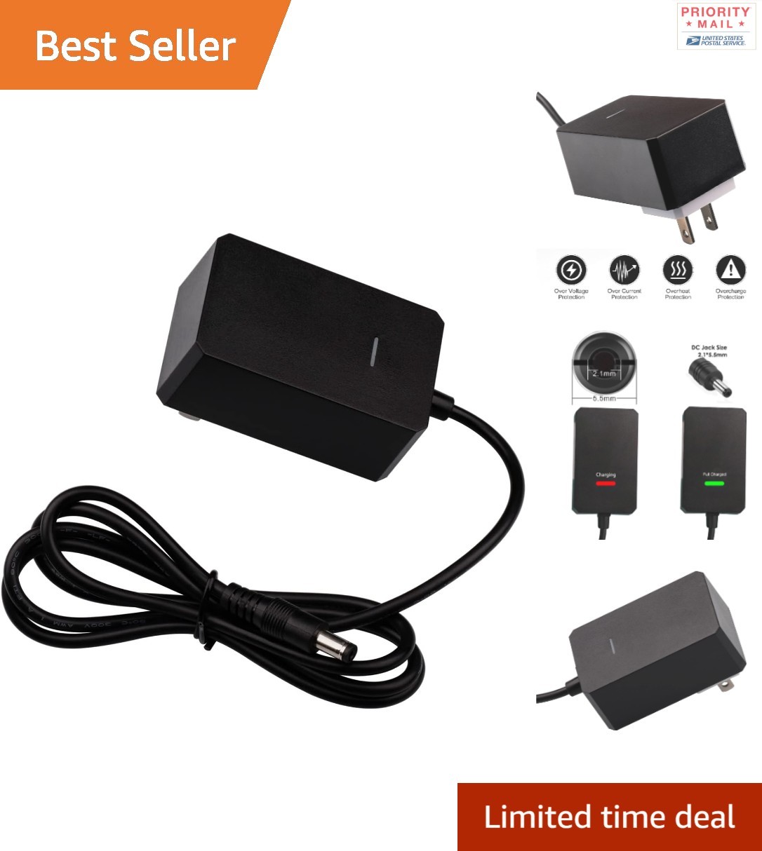 29.4V Safe Charger for 7S Lithium Batteries - Compact and Reliable Power Source