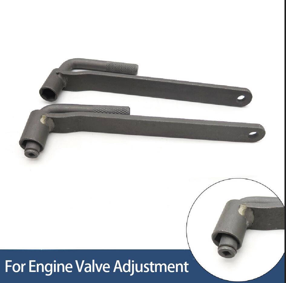 4PCS/Set Feeler Gauge Motorcycle Engine Valve Hexagon Socket Spanner Wrench