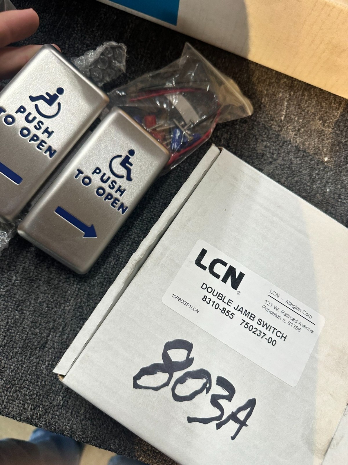 LCN Double Jamb Switch Ado Actuator 8310-855