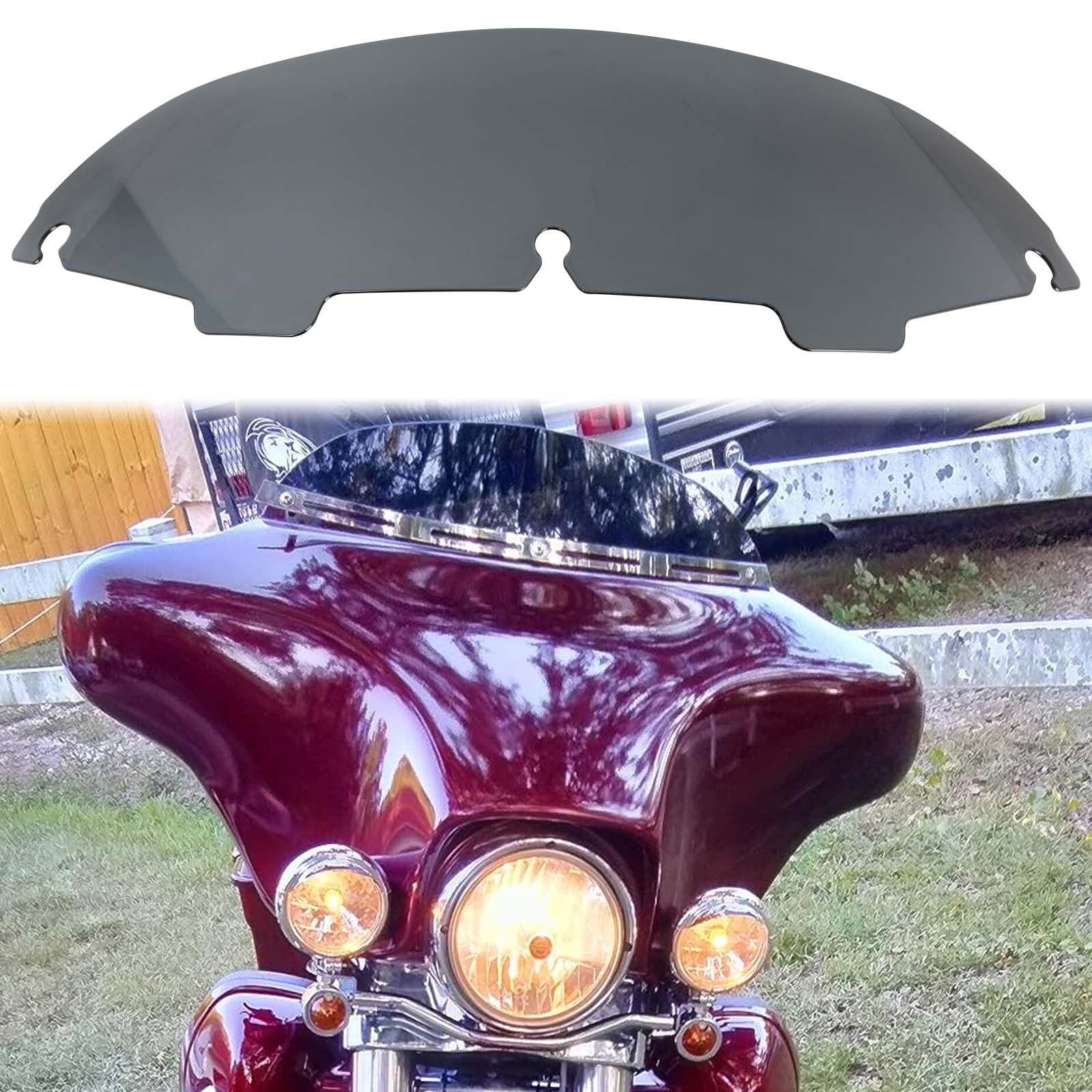 4" Windshield For Harley Touring Street Glide/ Tri Glide/ Electra Glide 96-2013