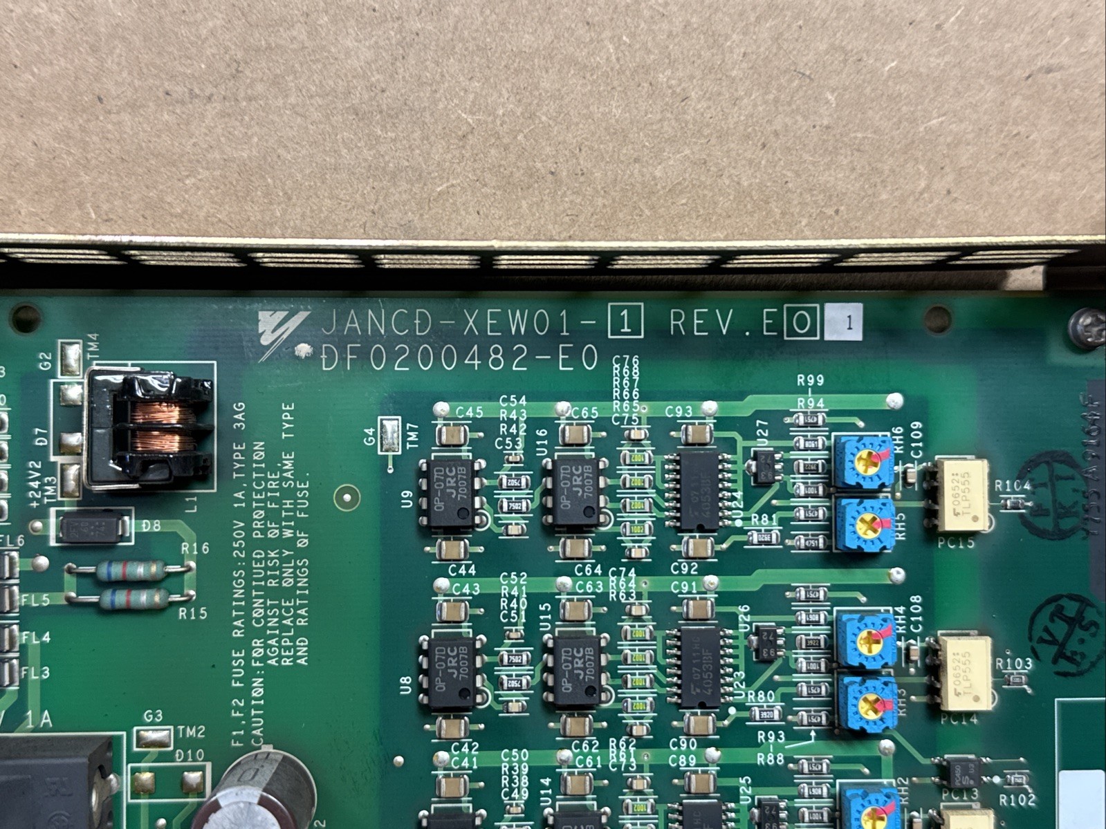 Yaskawa JANCD-XEW01-1 E01 Motoman Servo Module DF0200482-E0 WARRANTY FAST SHIP