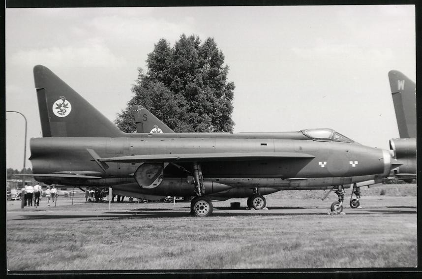 Photography English Electric Lightning, Twin Jet, Fighter Aircraft