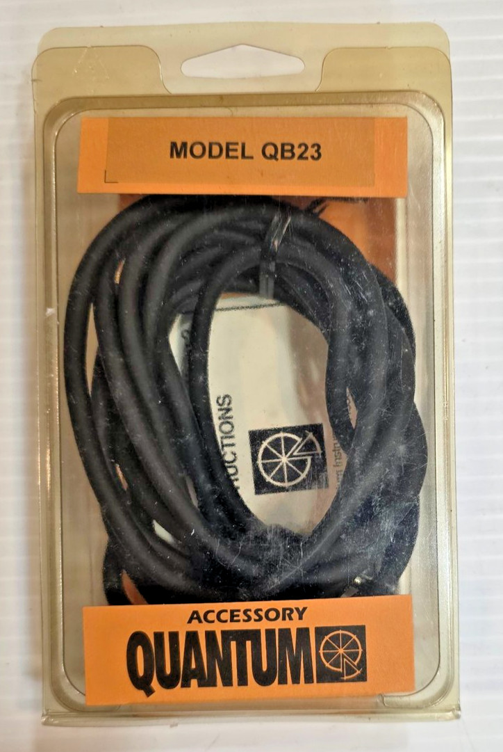 Quantum QB23 10ft (3m) Extension Cord Accessory For Quantum Battery 2 Black