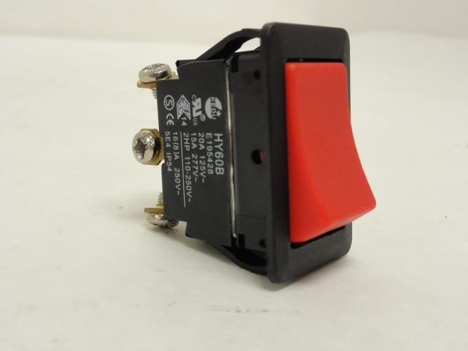 196703 New-No Box; KEDU 116003R Rocker Switch; 15A; 277V