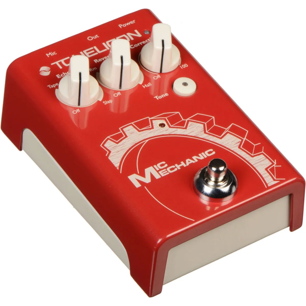 TC Helicon Mic Mechanic 2 Ultra-Simple Battery-Powered Vocal Effects Stompbox