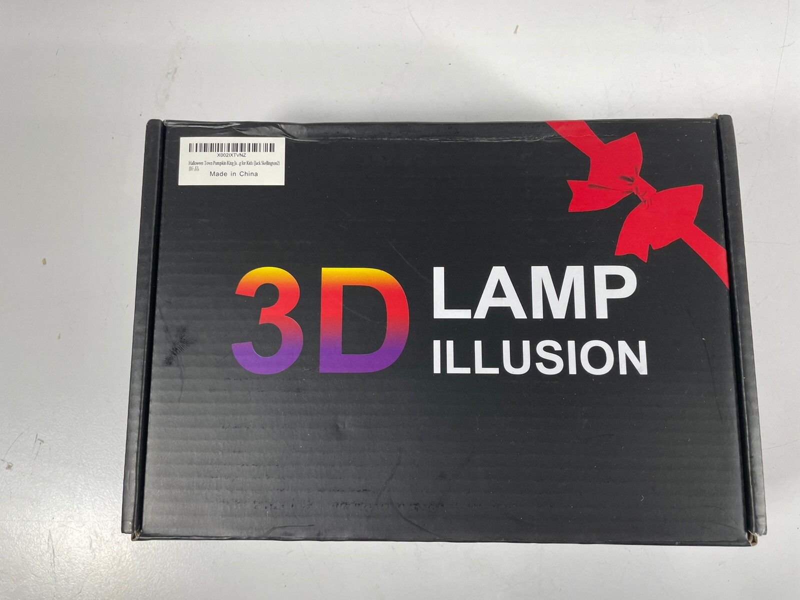 Jack skeleton 3-D creative visualization lamp multi color changing LED