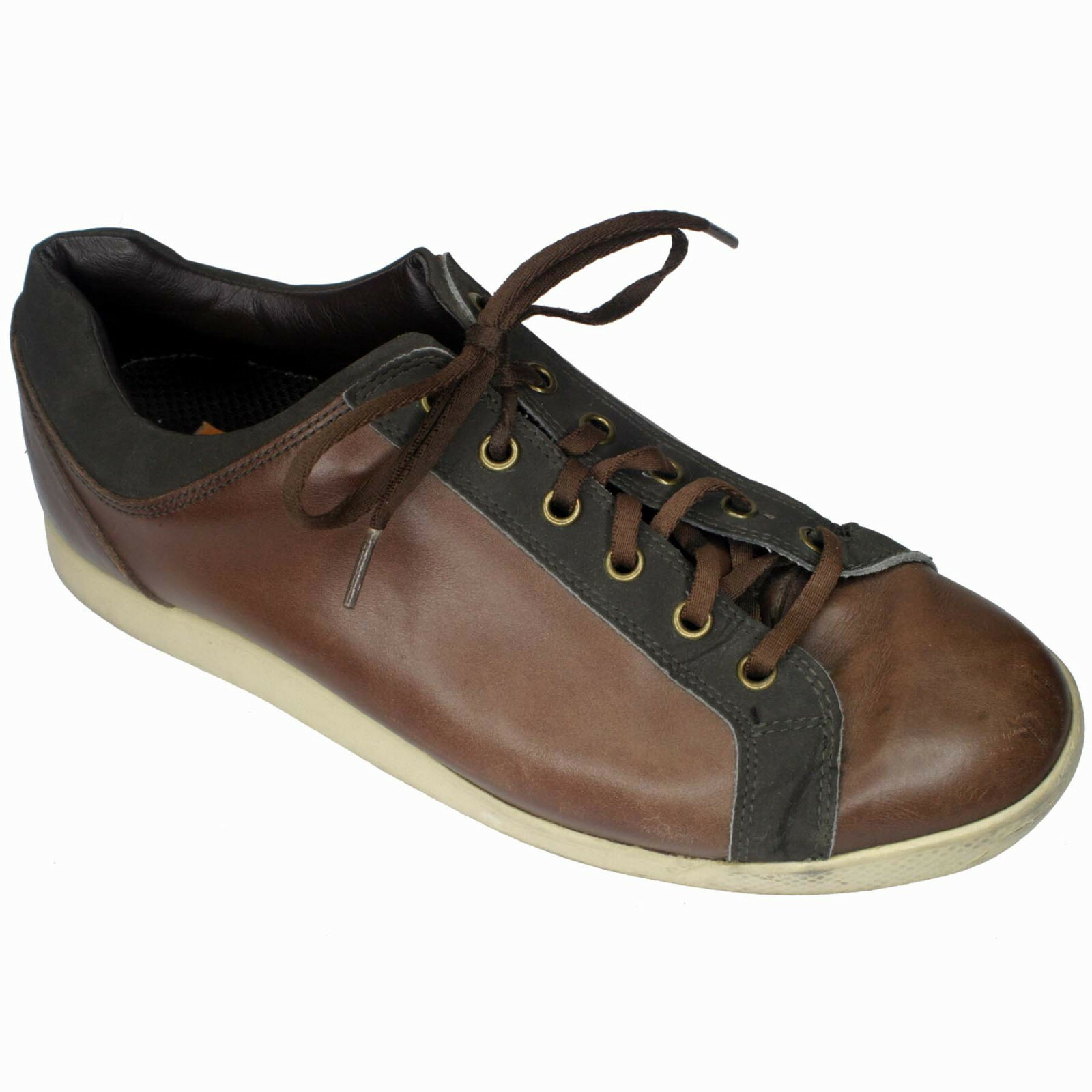 FootJoy FJ Contour Mens 9-1/2M 54226 Brown Leather Casual Spikeless Golf Shoes