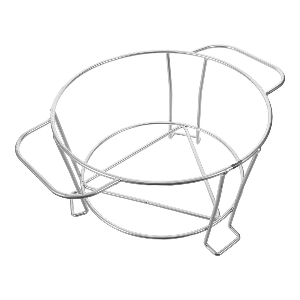 Stainless Steel Round Pot Rack Boiler Clay Stand for Cooking Support